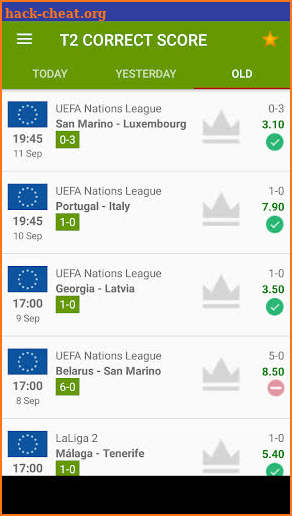 Betting Tips CORRECT SCORE screenshot