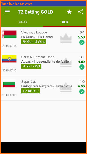 Betting Tips GOLD screenshot