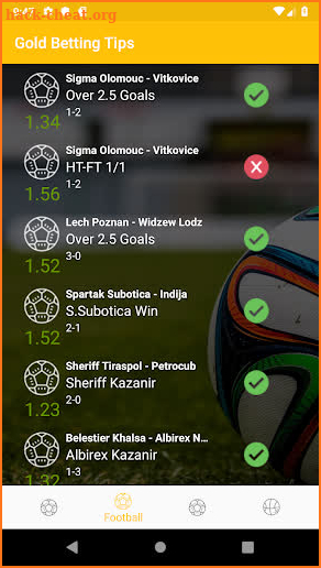 Betting Tips Gold & 3Sources & Vegas Odds&Football screenshot