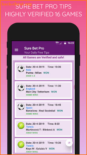 Betting Tips Pro - Winning Sport Predictions screenshot