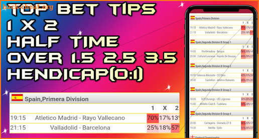 Betting Tips Statistic Soccer bet daily Prediction screenshot