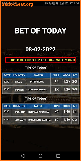 BETTING TIPS VIP- 4 SURE ODDS screenshot