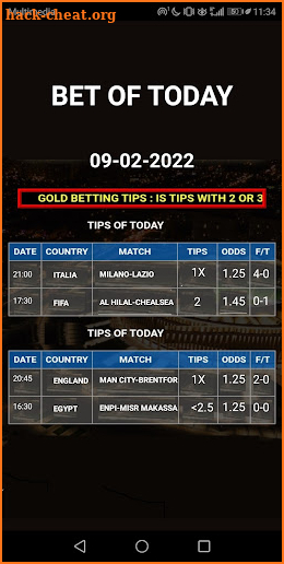 BETTING TIPS VIP- 4 SURE ODDS screenshot