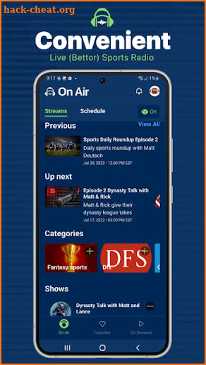 Bettor Sports Network screenshot