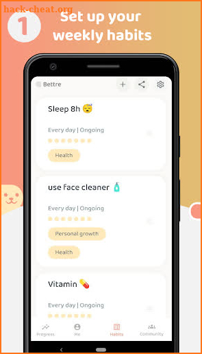 Bettre - Habit Formation App screenshot