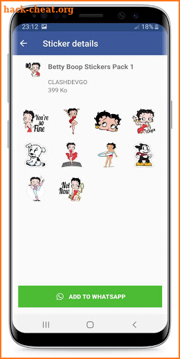 Betty Boop Stickers ! WAStickerApps for Whatsapp screenshot