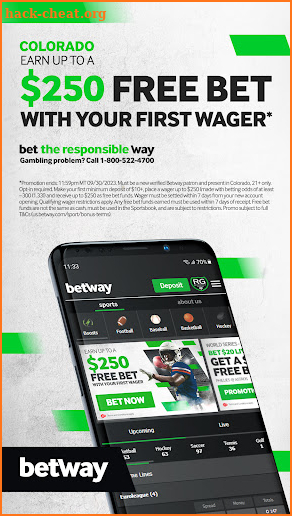 Betway CO: Colorado Sportsbook screenshot