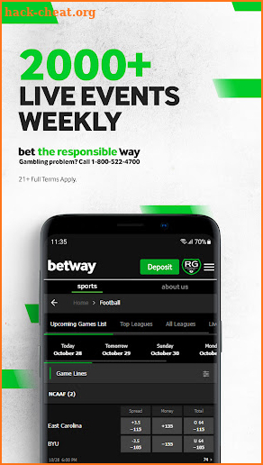 Betway CO: Colorado Sportsbook screenshot