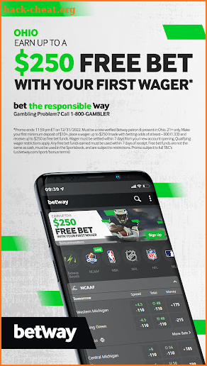 Betway OH: Ohio Sportsbook screenshot