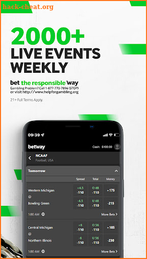 Betway OH: Ohio Sportsbook screenshot