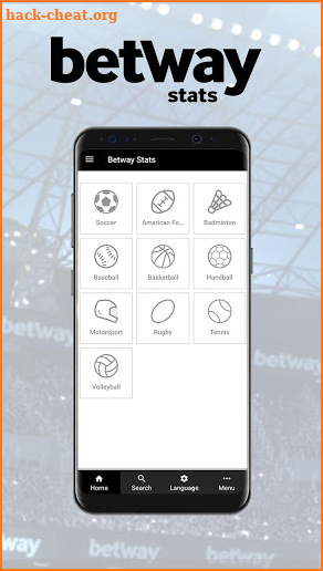 Betway - Stats Centre screenshot