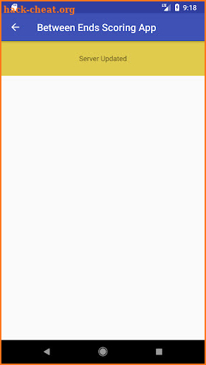 Between Ends Scoring App screenshot