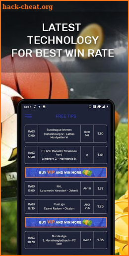 BetWin - sports predictions screenshot