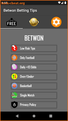 Betwon Betting Tips screenshot