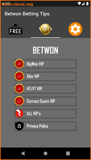 Betwon Betting Tips screenshot