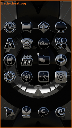 Beyond black platin icon pack HD 3D screenshot