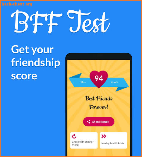 BFF Test: 🙋🙋‍♂️ Quiz Your Friends screenshot