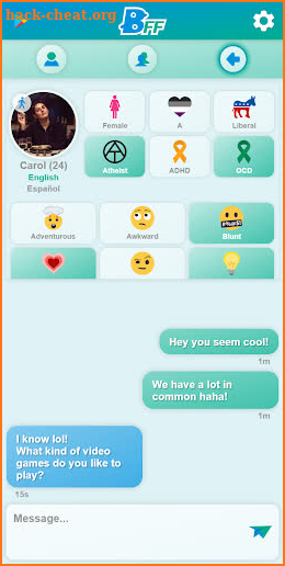 BFFmatch screenshot