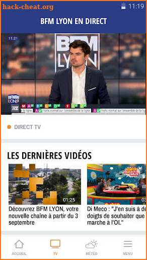 BFM Lyon : Actu, Sport, Trafic, Météo screenshot