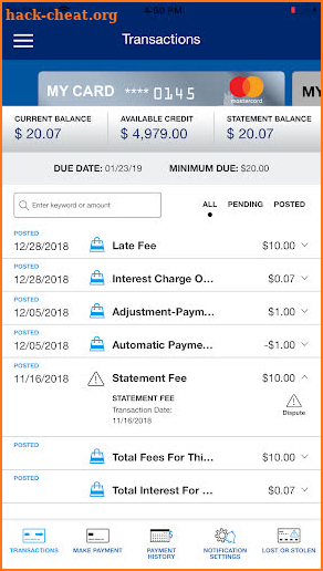 BFSFCU Cards screenshot