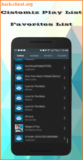 BG MUSIC PLAYER - MUSIC PLAYER screenshot