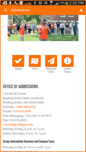 BGSU screenshot