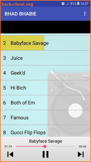 BHAD BHABIE Songs screenshot