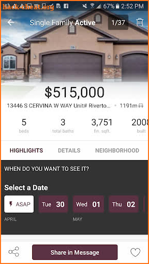 BHHS Utah Properties Home Search screenshot