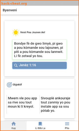 Bib Kreyol screenshot