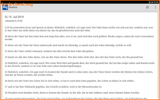 Bibellese screenshot