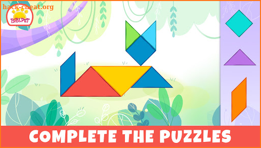 Bibi.Pet Pixel and Tangram Games for Baby screenshot