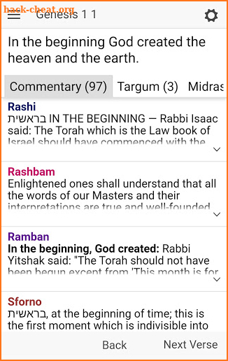 Bible Commentary screenshot