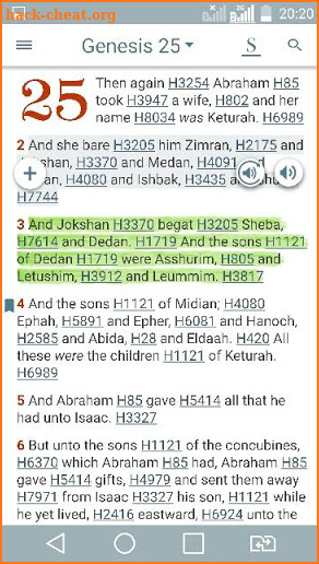 Bible Concordance & Strongs Offline screenshot