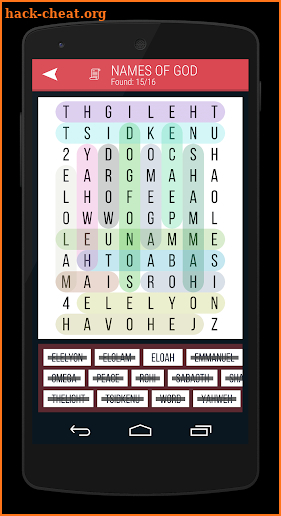 Bible Connect Word Search screenshot