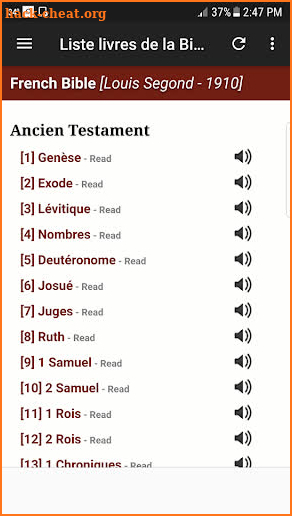 Bible en Français Louis Segond screenshot