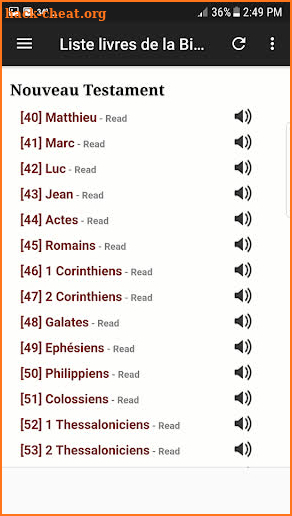 Bible en Français Louis Segond screenshot