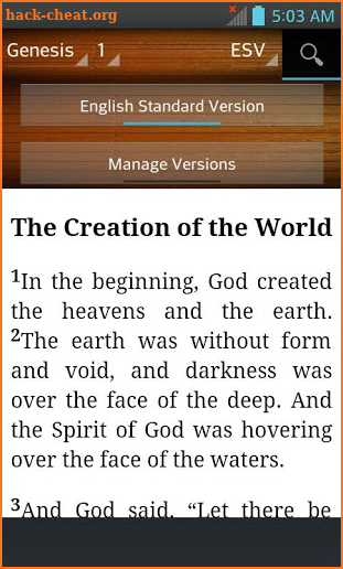 Bible ESV, English Standard Version (English) screenshot