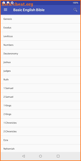 Bible in Basic English screenshot
