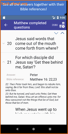 Bible Journey Trivia Game screenshot