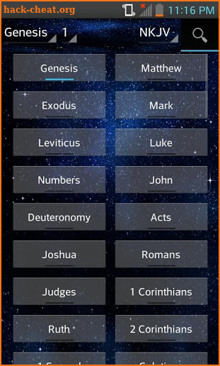 Bible NKJV (English) screenshot