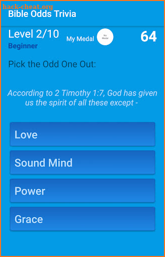 Bible Odds Trivia screenshot