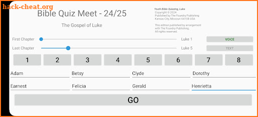 Bible Quiz Meet 2024/25 screenshot