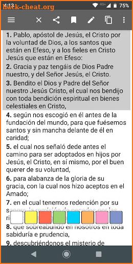 Bible Reina Valera Offline screenshot