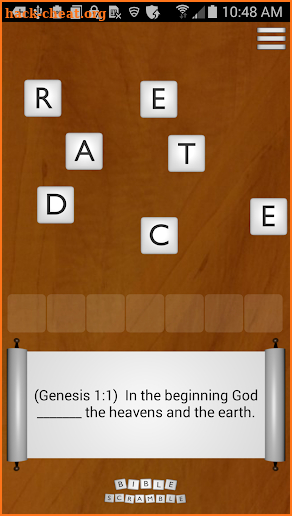 Bible Scramble screenshot