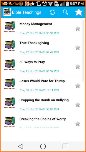 Bible Teachings Devotionals screenshot