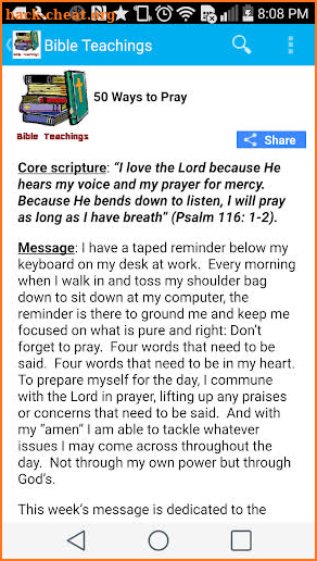 Bible Teachings Devotionals screenshot