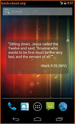 Bible Verse of the Day Widget screenshot