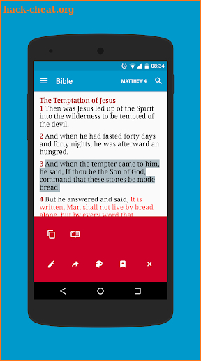 Bible with EGW Comments screenshot