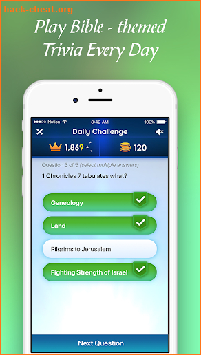 BibleMania - Christian Trivia screenshot