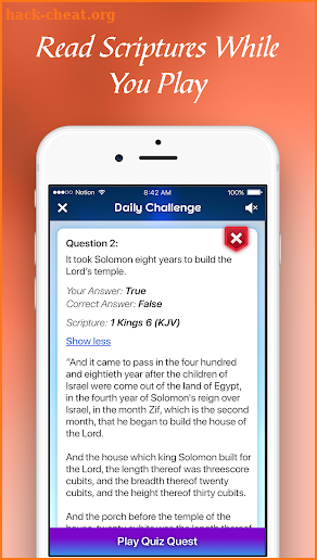 BibleMania - Christian Trivia screenshot